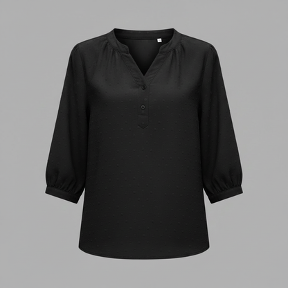 Silky Patchwork Women's Blouse | Versatile Summer Top