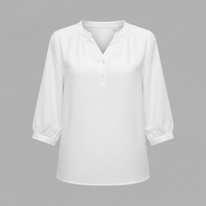Silky Patchwork Women's Blouse | Versatile Summer Top