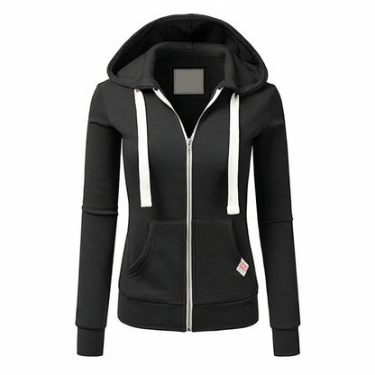Slim Fit Hoodie with Zipper and Hood | Men's Casual Sweatshirt 1