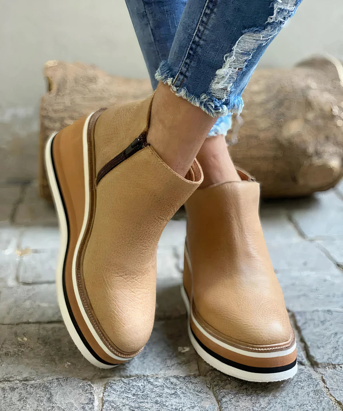 Women's Ankle Boots Comfortable Lightweight 2