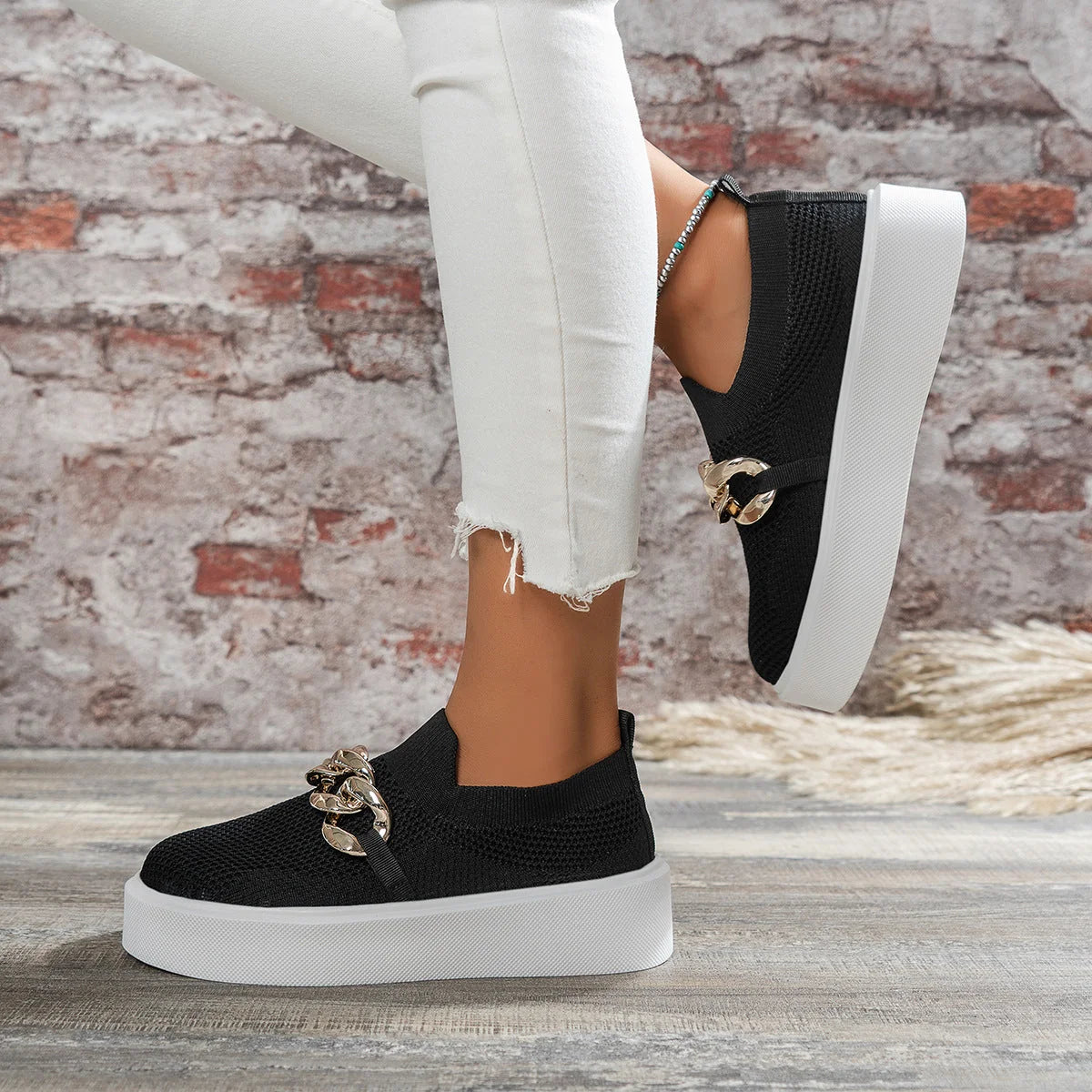 Women's Breathable Mesh Flat Shoes 1