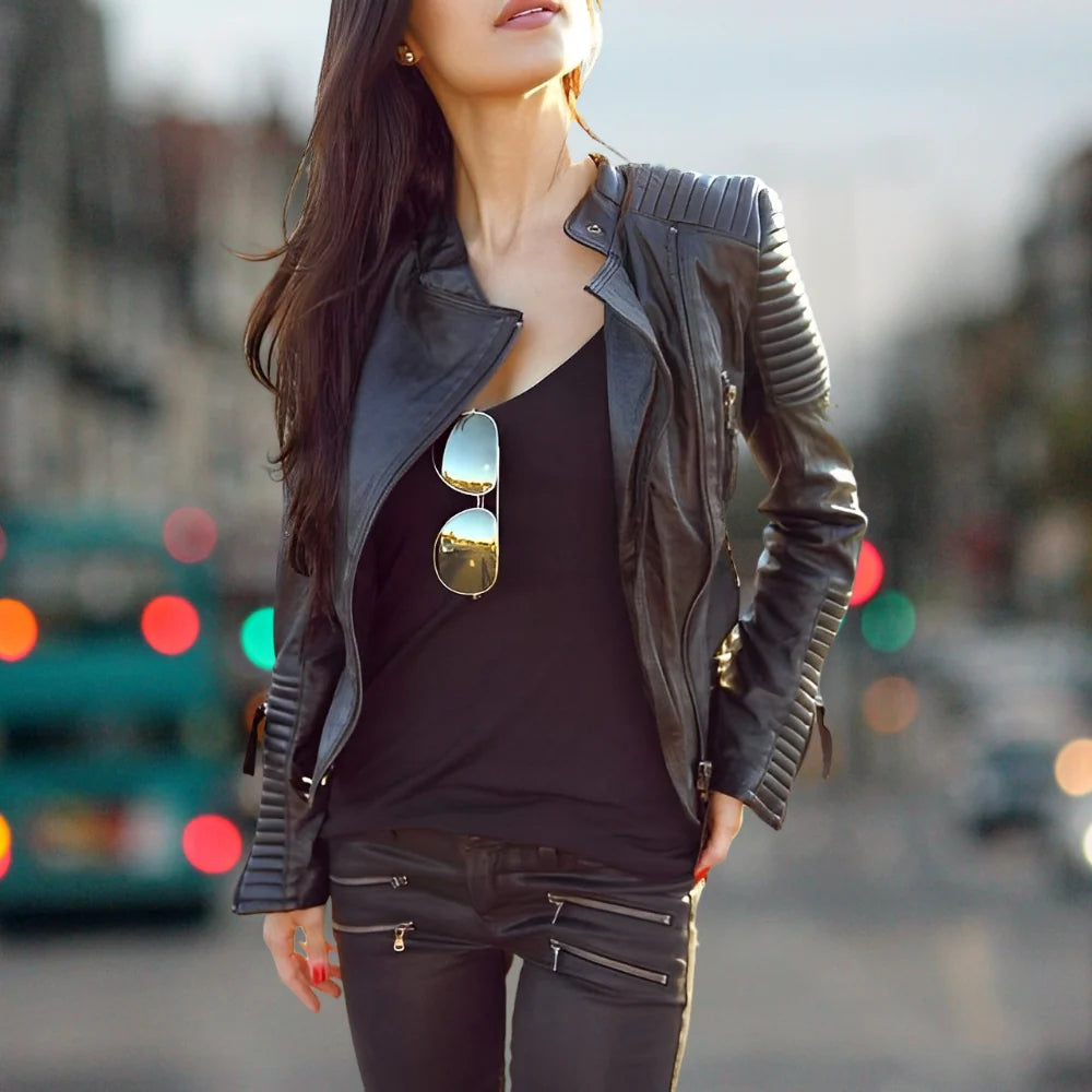 Women's Elegant Fitted Jacket Black 3