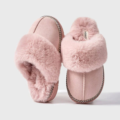Women’s Faux-Fur Lined Indoor Slippers | Low-Cut Non-Slip 0