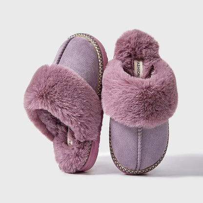 Women’s Faux-Fur Lined Indoor Slippers | Low-Cut Non-Slip 1