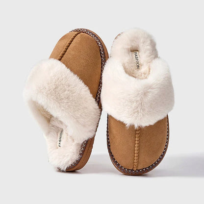 Women’s Faux-Fur Lined Indoor Slippers | Low-Cut Non-Slip 2