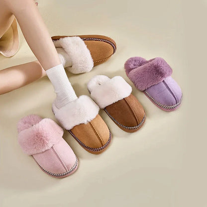 Women’s Faux-Fur Lined Indoor Slippers | Low-Cut Non-Slip 6