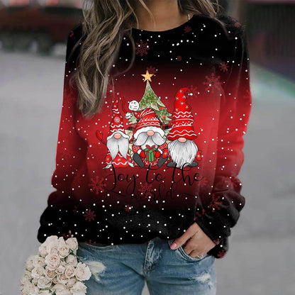 Women's Gnome Sweatshirt | Relaxed Crew-Neck Pullover 3