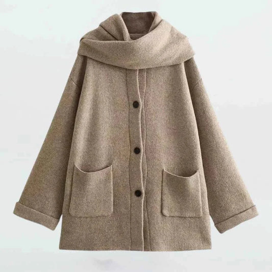 Women’s Hooded Knit Cardigan | Longline Button-Front Sweater Jacket 0