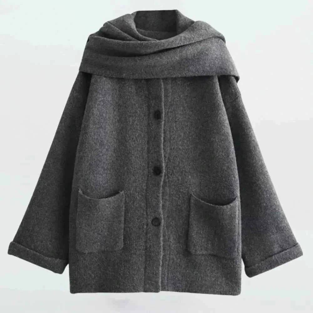 Women’s Hooded Knit Cardigan | Longline Button-Front Sweater Jacket 1