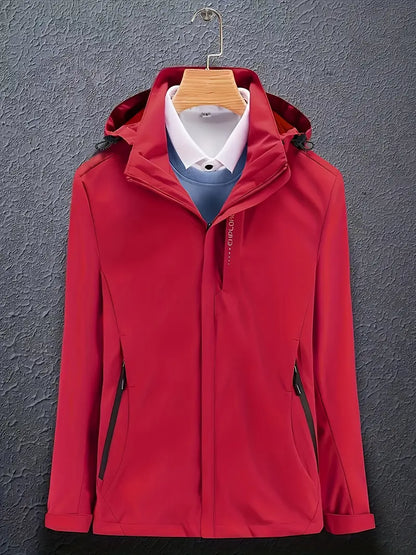 Women's Lightweight Hooded Softshell Jacket | Windproof Outerwear 3