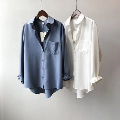 Women's Long Sleeve Chiffon Blouse 5