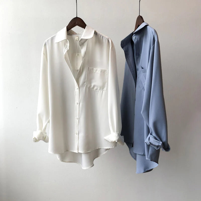 Women's Long Sleeve Chiffon Blouse 6