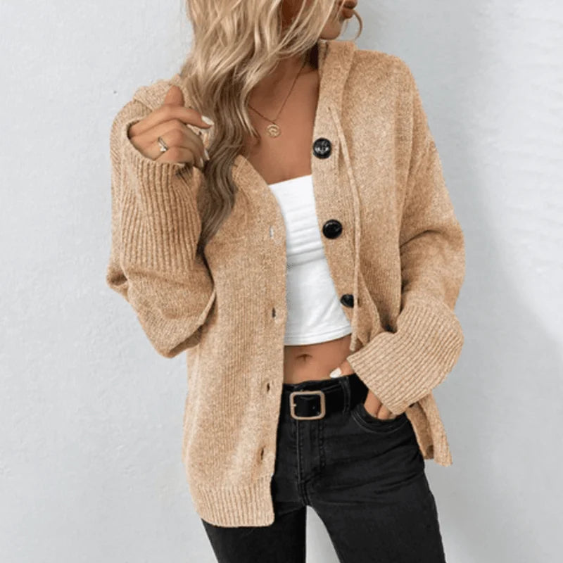 Women's Relaxed Fit Cardigan Soft Comfortable Layer 0
