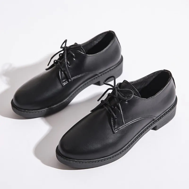 Women's Retro Oxford Shoes | Classic Lace-Up Casual Footwear 3