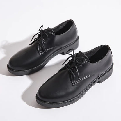 Women's Retro Oxford Shoes | Classic Lace-Up Casual Footwear 3
