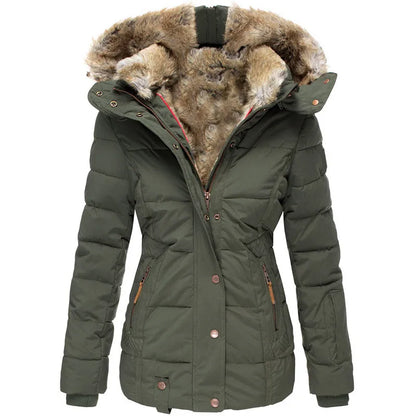 Women's Warm Winter Jacket with Fur Lining 1