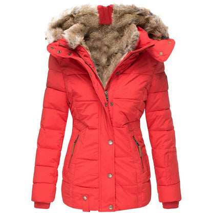 Women's Warm Winter Jacket with Fur Lining 6