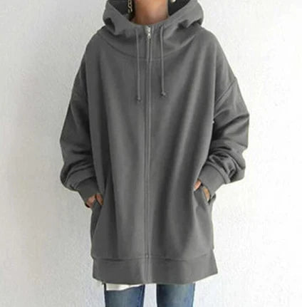Women's Zip-Up Hoodie Lightweight Autumn Winter 0